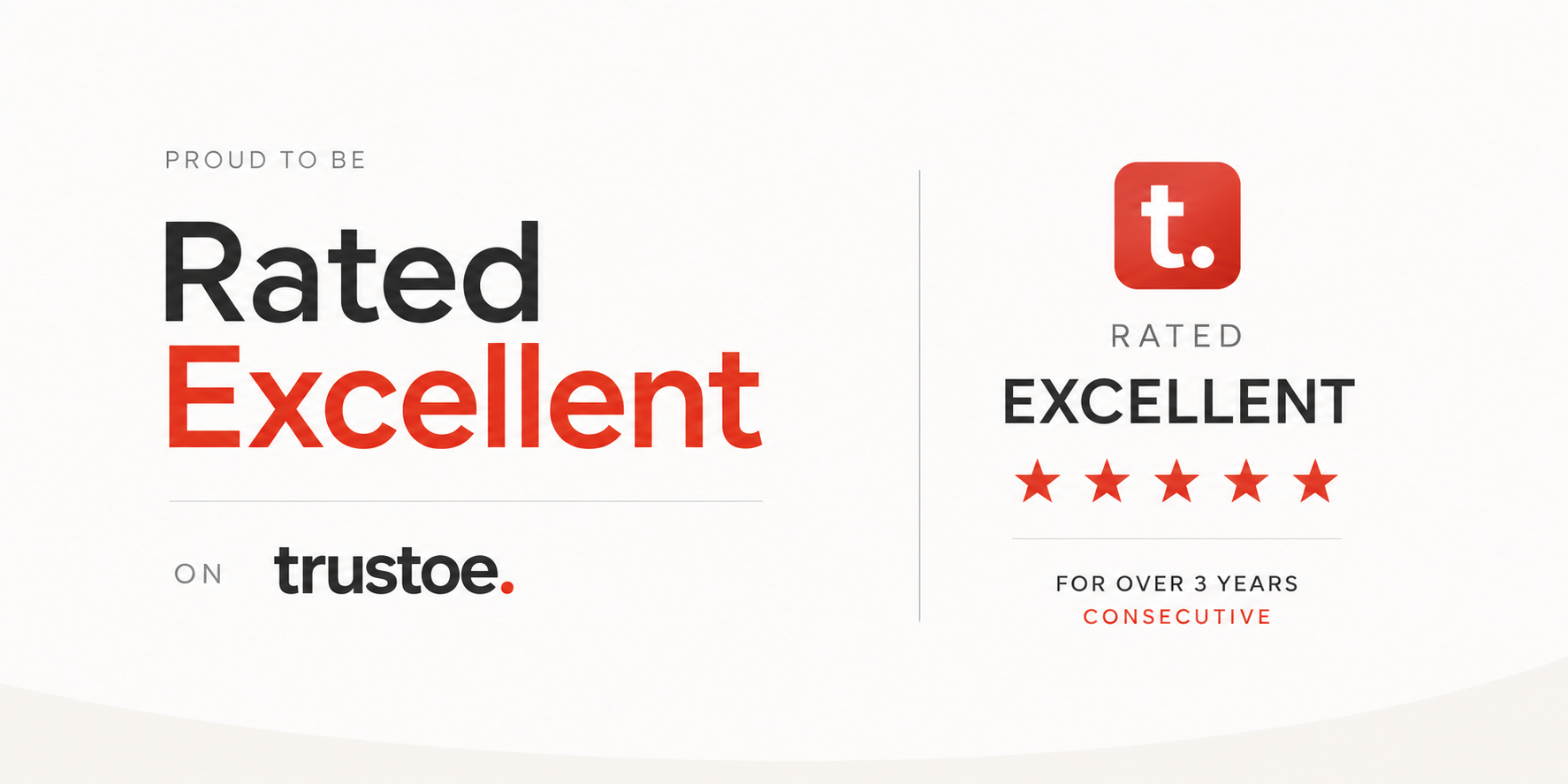 Rated Excellent on Trustoe